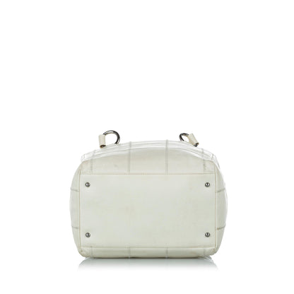 Chanel Choco Bar Caviar Leather Shoulder Bag