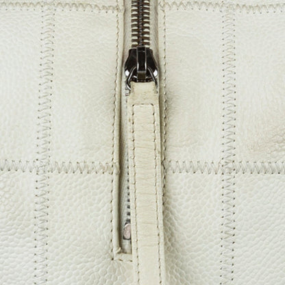 Chanel Choco Bar Caviar Leather Shoulder Bag