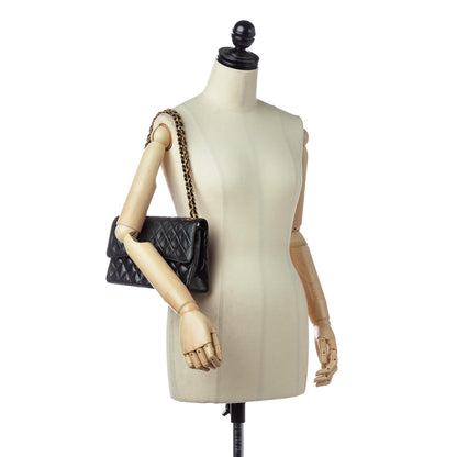 Chanel Classic Medium Lambskin Leather Double Flap Bag