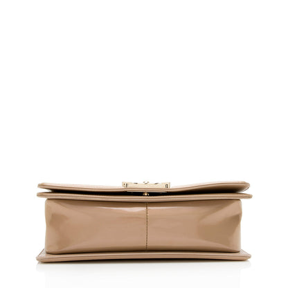 Chanel Iridescent Shiny Calfskin Old Medium Boy Bag