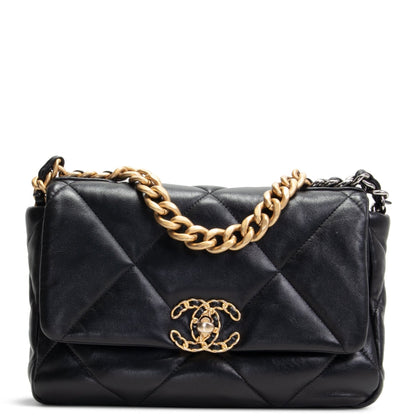 CHANEL 19 Flap Bag - Black