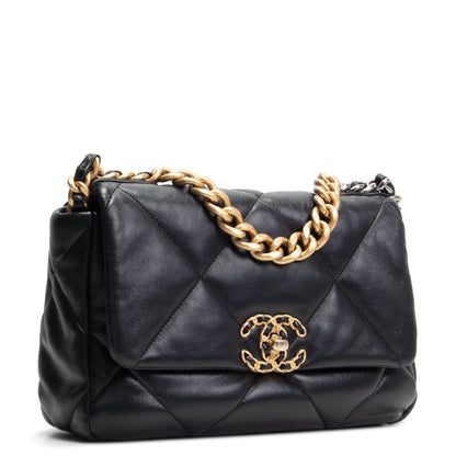 CHANEL 19 Flap Bag - Black