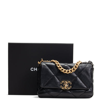 CHANEL 19 Flap Bag - Black