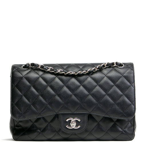 CHANEL Jumbo Double Flap - Black