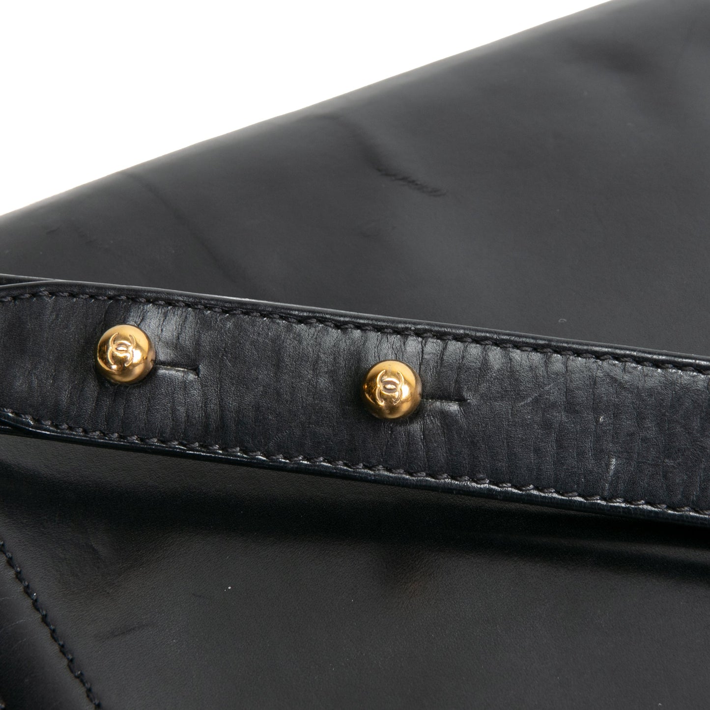 CHANEL Large Original Clasp Boy Bag- Black
