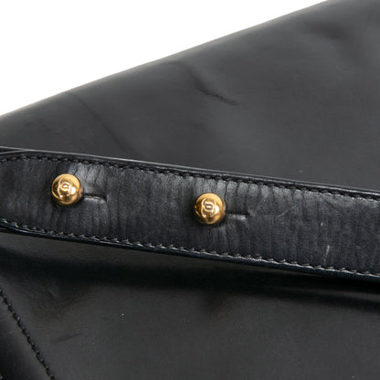 CHANEL Large Original Clasp Boy Bag- Black
