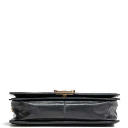 CHANEL Large Original Clasp Boy Bag- Black