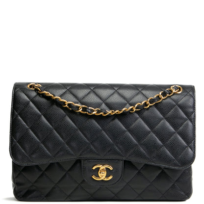 CHANEL Jumbo Double Flap -  Black