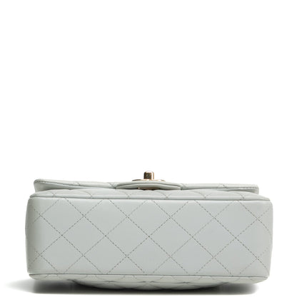 CHANEL Rectangular Mini Flap - Greyish Blue