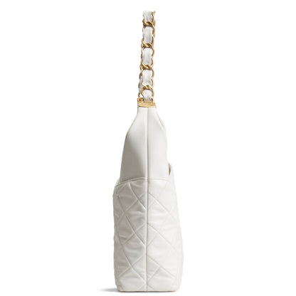 CHANEL 2022 Close To Me Hobo - White