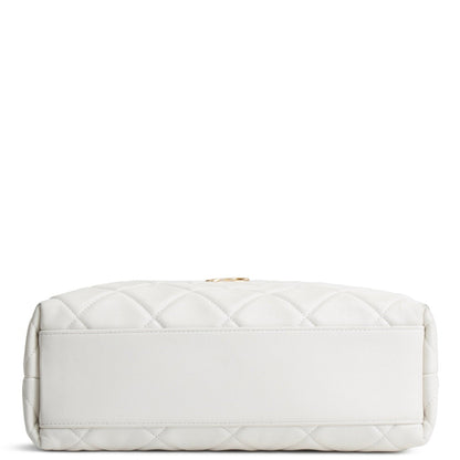 CHANEL 2022 Close To Me Hobo - White