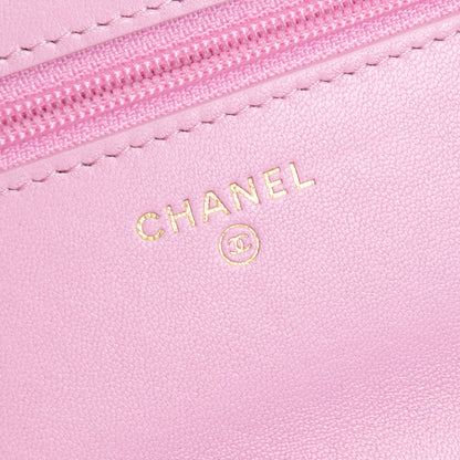 CHANEL 19 Wallet on Chain - Pink