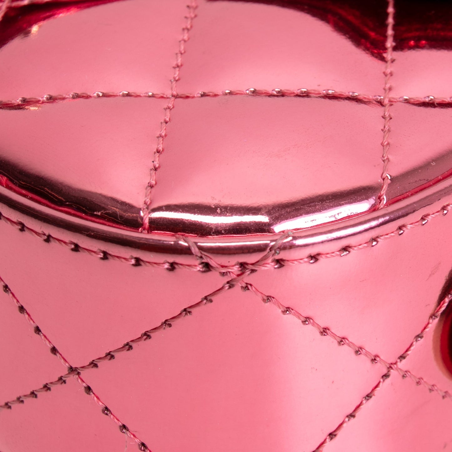 CHANEL Mini Hollywood Blvd Flap w/ Coin Purse - Metallic Pink