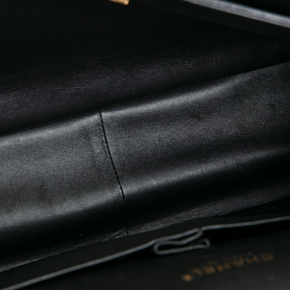 CHANEL Caviar Quilted Maxi Double Flap - Black