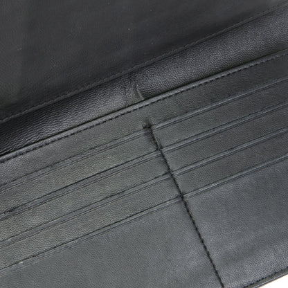 CHANEL Quilted Lambskin Boy Flap Wallet - Black