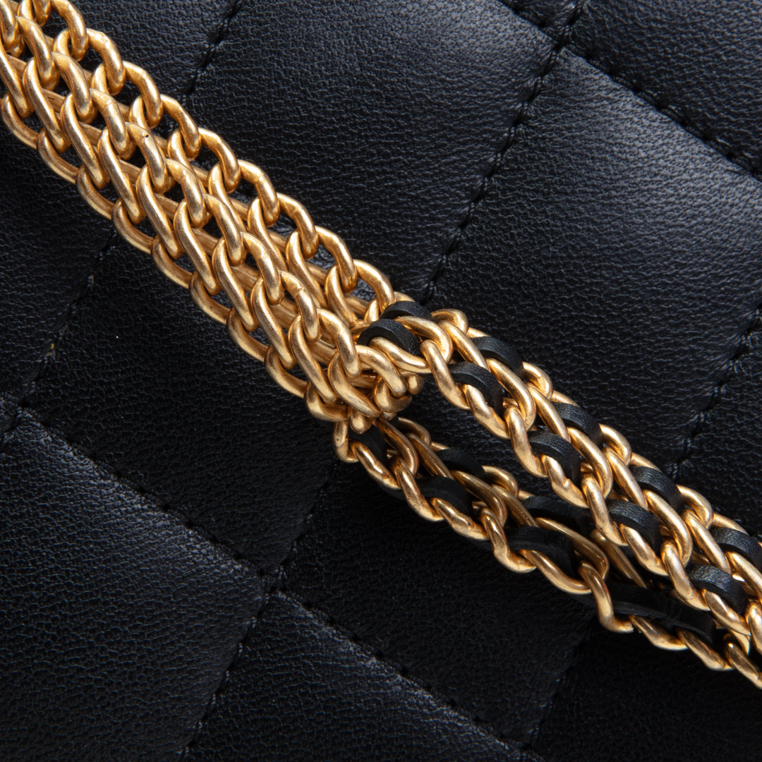 CHANEL On And On Flap Bag - Black