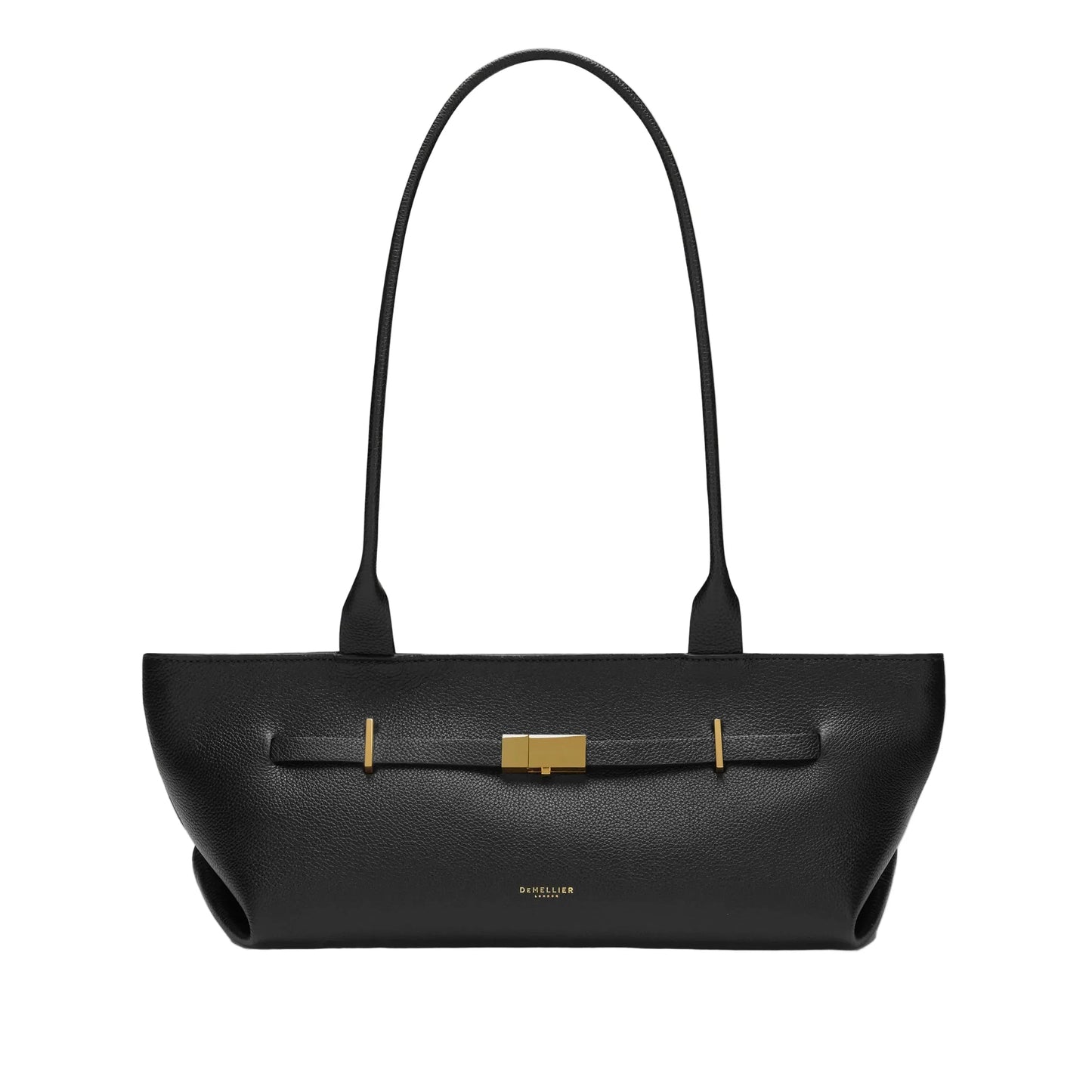 DeMellier New York Shoulder Bag Black Small Grain