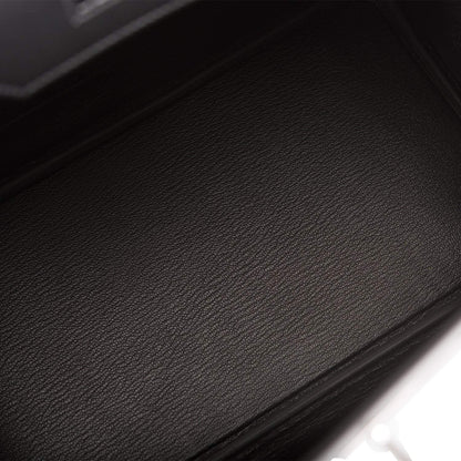 Hermes Birkin 30 Black Tadelakt Palladium Hardware