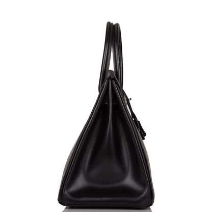 Hermes Birkin 35cm  SO Black Box Black Hardware