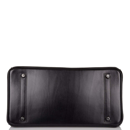 Hermes Birkin 35cm  SO Black Box Black Hardware