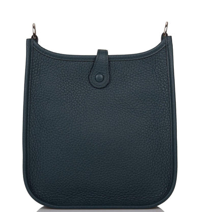 Hermes Vert Cypress Clemence Evelyne TPM Bag Palladium Hardware