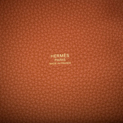 Hermes Gold Clemence Picotin Lock 18cm Gold Hardware