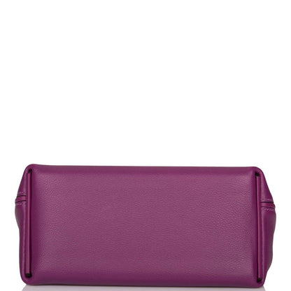 Hermes Anemone Evercolor and Swift Mini 24/24 Bag Palladium Hardware