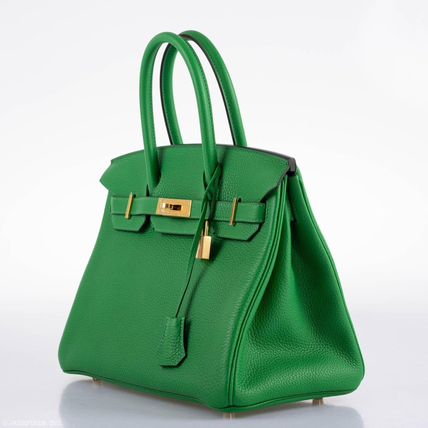 Hermes Birkin 25 Bambou Green Togo with Gold Hardware - 2020, Y
