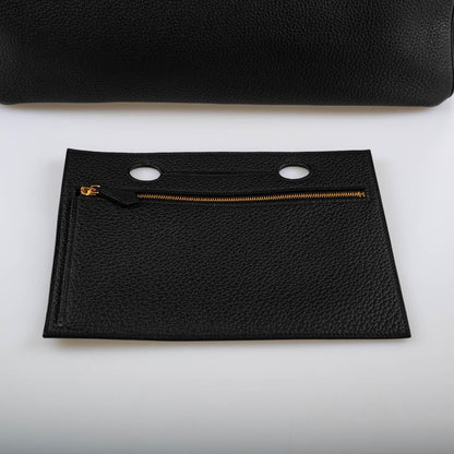 Hermes Birkin Pochette Backpocket Black Swift With Palladium Hardware - 2021, Z