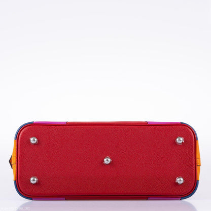Hermes Bolide 1923 30 Rainbow Bag "Sunset" Epsom Palladium Hardware - 2020, Y