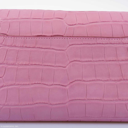 Hermes Constance Long Wallet Bubblegum Pink 5P Matte Alligator Palladium Hardware - 2020, Y