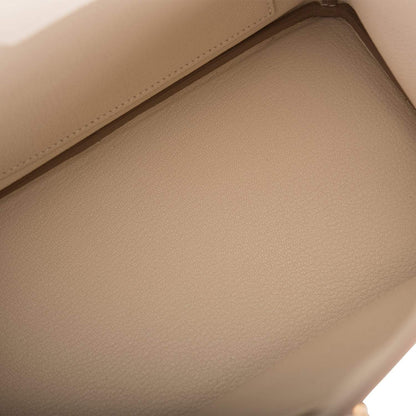 Hermes Birkin 25 Craie Togo Gold Hardware