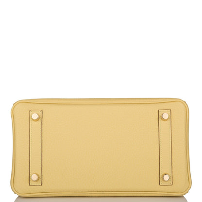 Hermes Birkin 25 Jaune Poussin Togo Gold Hardware