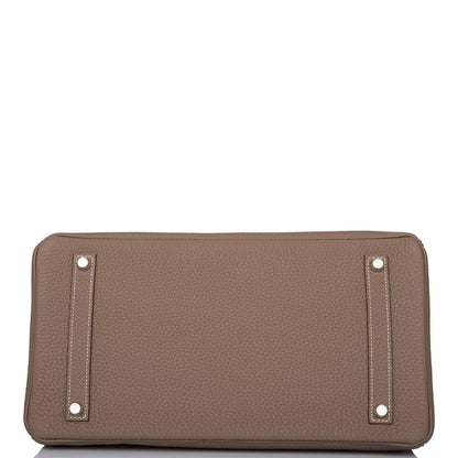 Hermes Birkin 35 Etoupe Togo Palladium Hardware