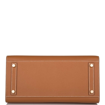 Hermes Birkin Sellier 30 Gold Epsom Gold Hardware