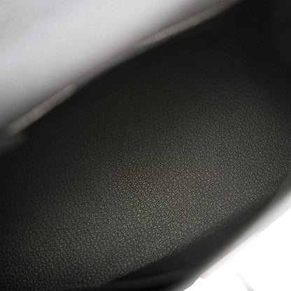 Hermes Black Togo Retourne Kelly 28cm Palladium Hardware