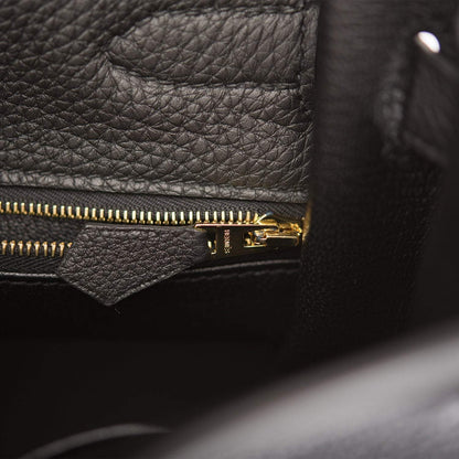 Hermes Black Togo Retourne Kelly 35cm Gold Hardware