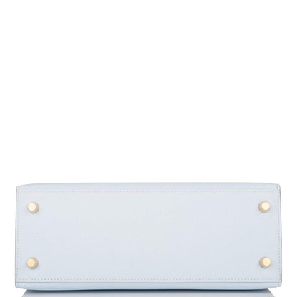 Hermes Bleu Brume Epsom Sellier Kelly 25cm Gold Hardware