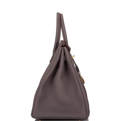 Hermes Etain Togo Birkin 35cm Gold Hardware