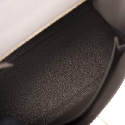 Hermes Etain Togo Retourne Kelly 25cm Gold Hardware