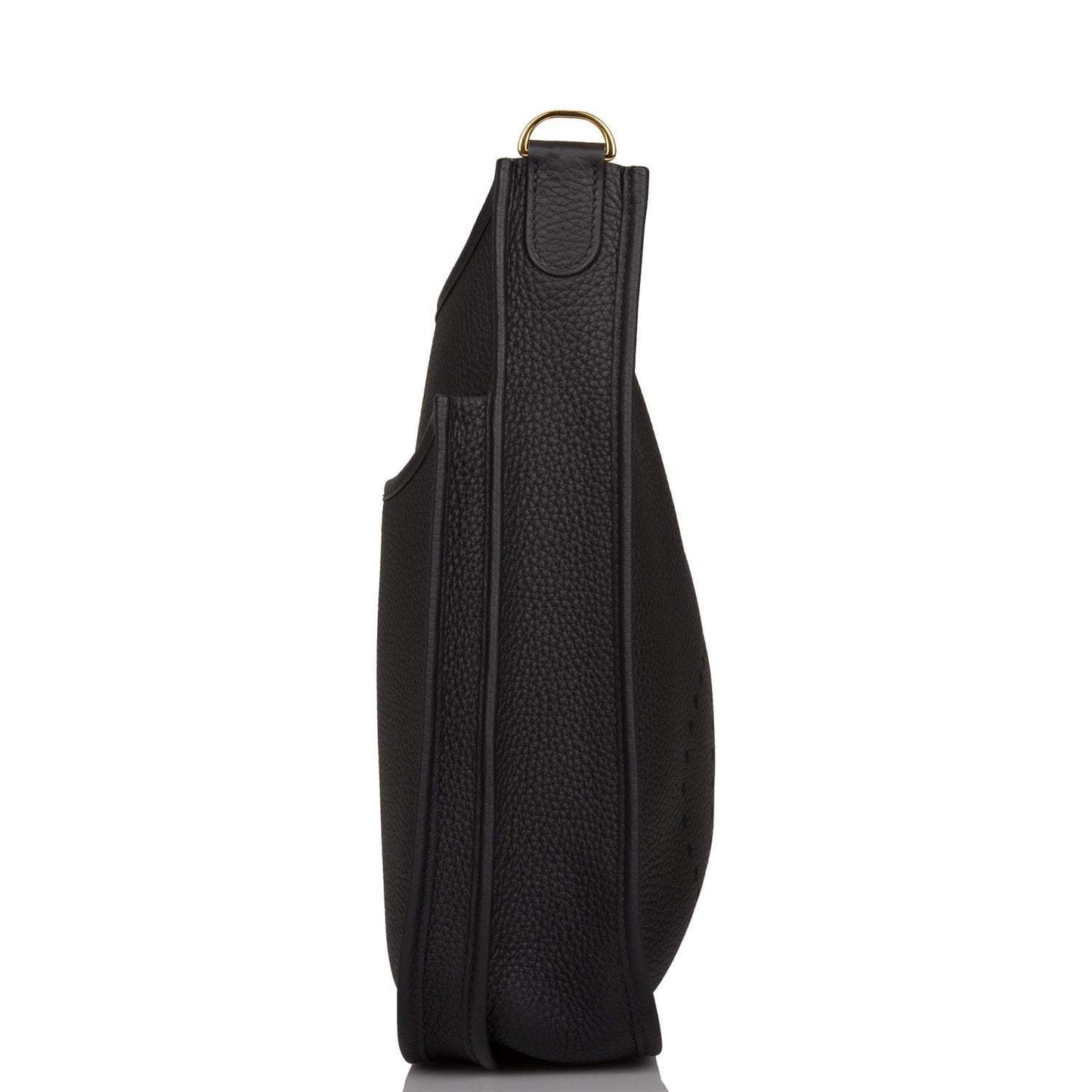 Hermes Evelyne III PM Black Clemence Gold Hardware