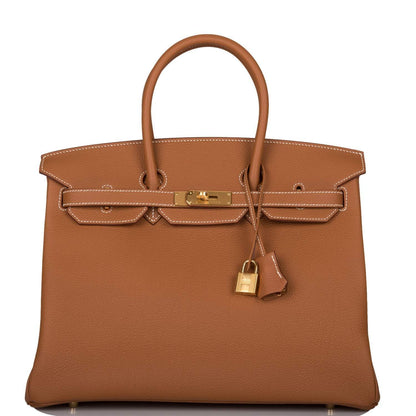 Hermes Gold Togo Birkin 35cm Gold Hardware