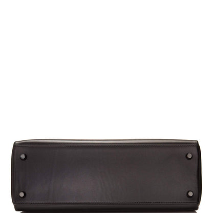 Hermes SO Black Box Retourne Kelly 32cm Black Hardware
