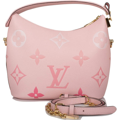 Louis Vuitton Rosebud By The Pool Empreinte Giant Monogram Marshmallow Hobo Bag