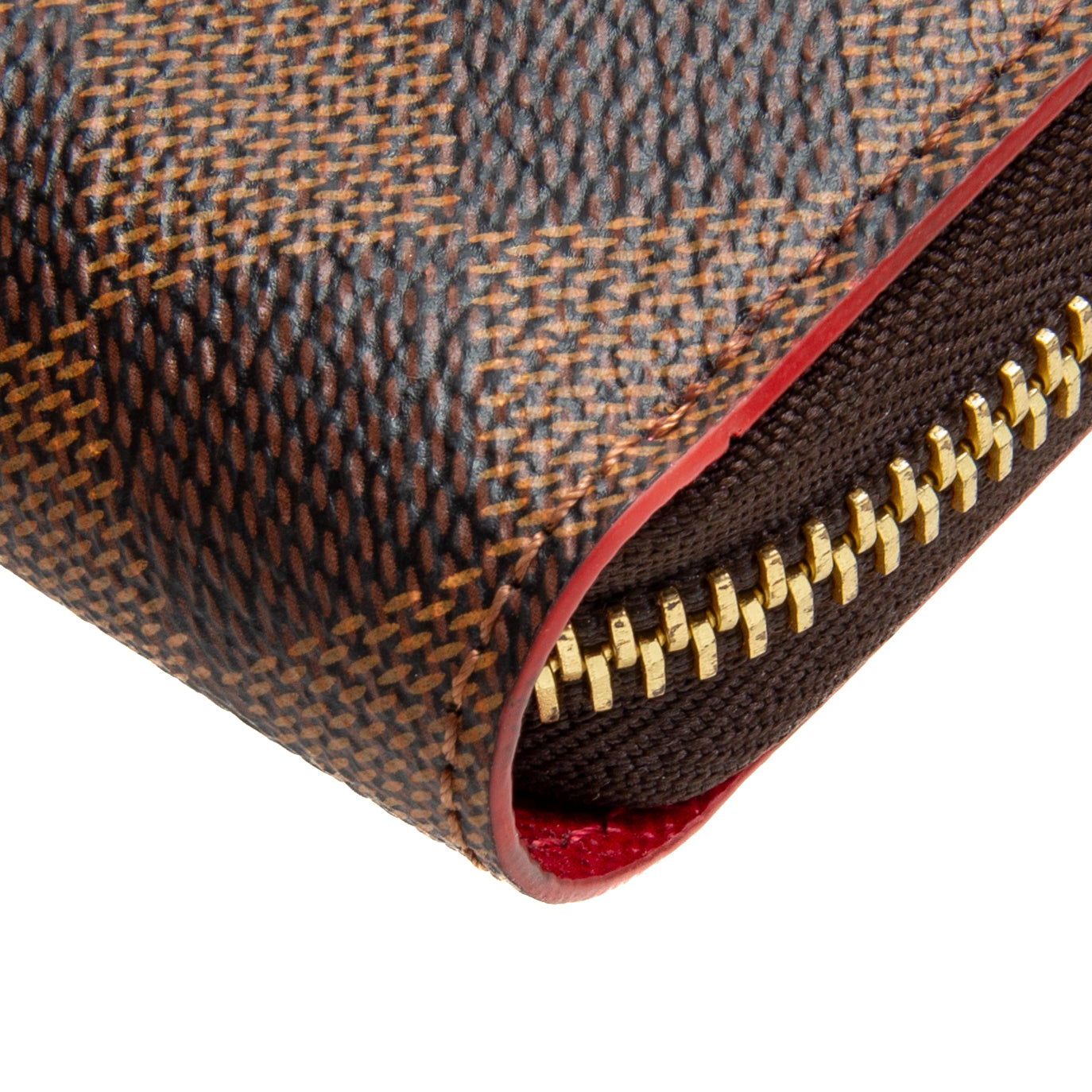 Louis Vuitton Studded Continental Wallet - Damier Ebene