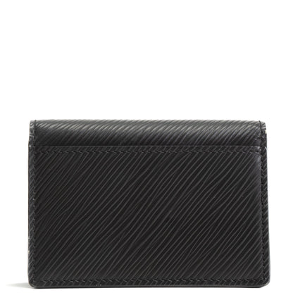 LOUIS VUITTON Twist Multicartes Card Case Epi Leather - Black