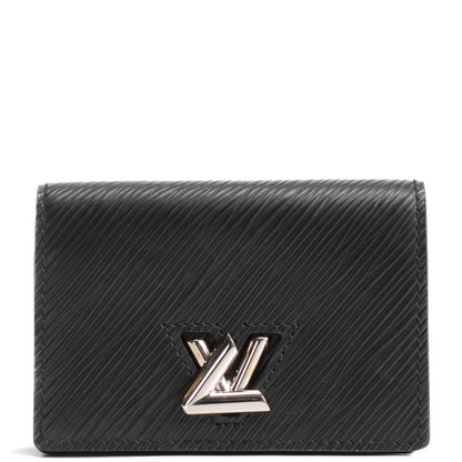 LOUIS VUITTON Twist Multicartes Card Case Epi Leather - Black