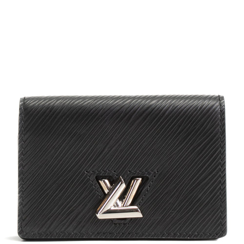 LOUIS VUITTON Twist Multicartes Card Case Epi Leather - Black