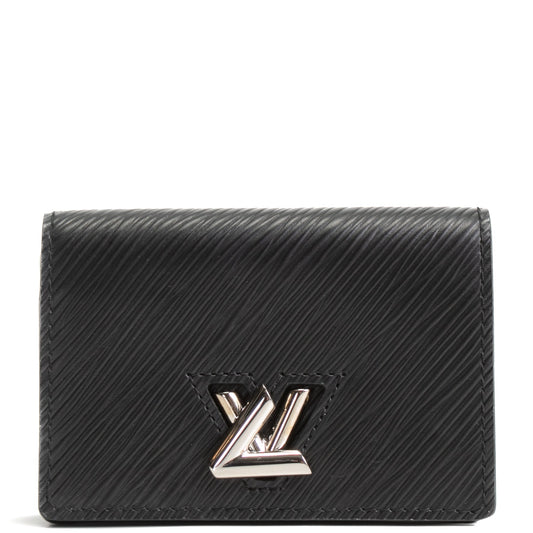 LOUIS VUITTON Twist Multicartes Card Case Epi Leather - Black