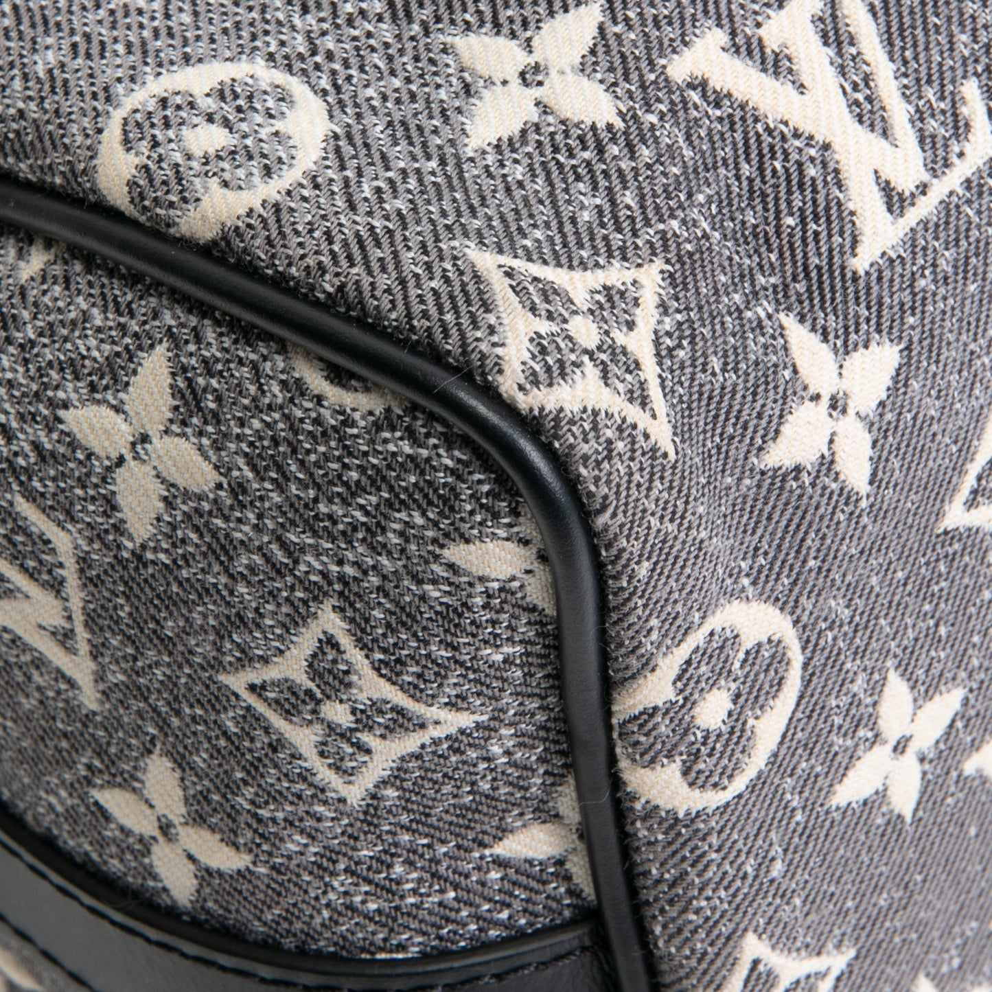 LOUIS VUITTON Monogram Jacquard Denim Speedy Bandouliere 25 - Dark Gray